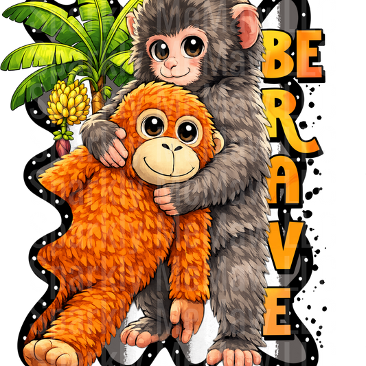 Be Brave UV DTF Decal