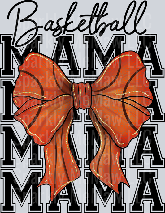 Coquette-Basketball-Mama UV DTF Decal