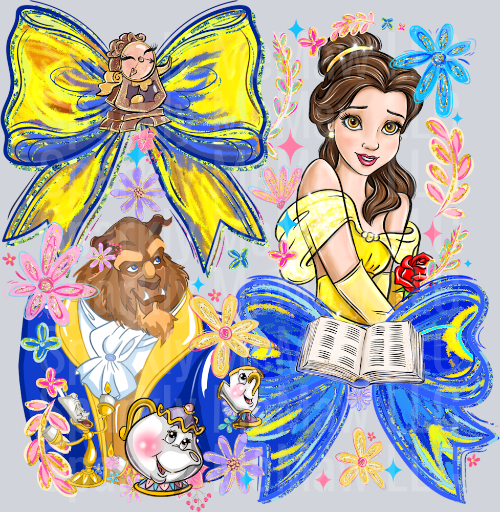 Belle Bows UV DTF Decal