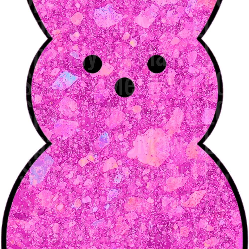 bunny 3 Clip art UV DTF Decal