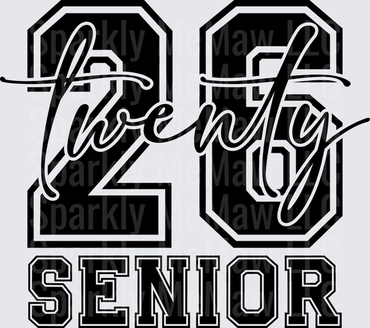Twenty 20 Senior Class Year Graduation Design