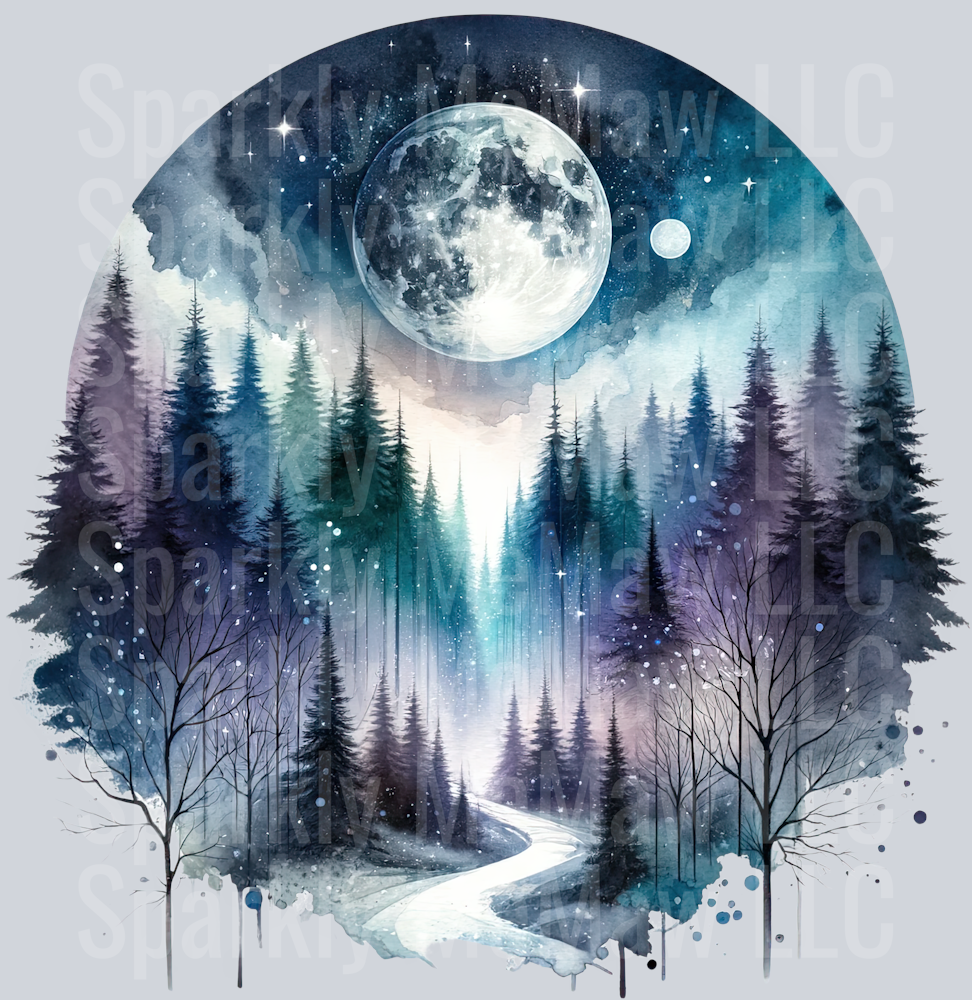 12 Magic Forest Clip Art Decal