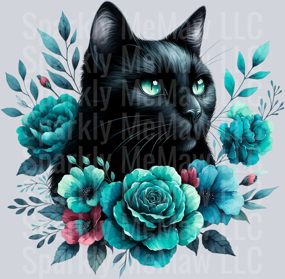 cat 22 Clip Art UV DTF Decal