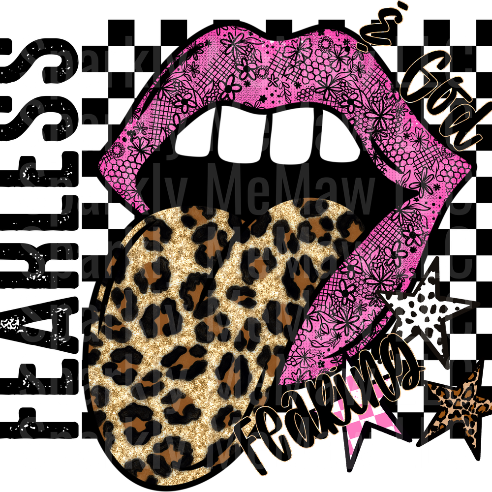 Fearless and god fearing UV DTF Decal