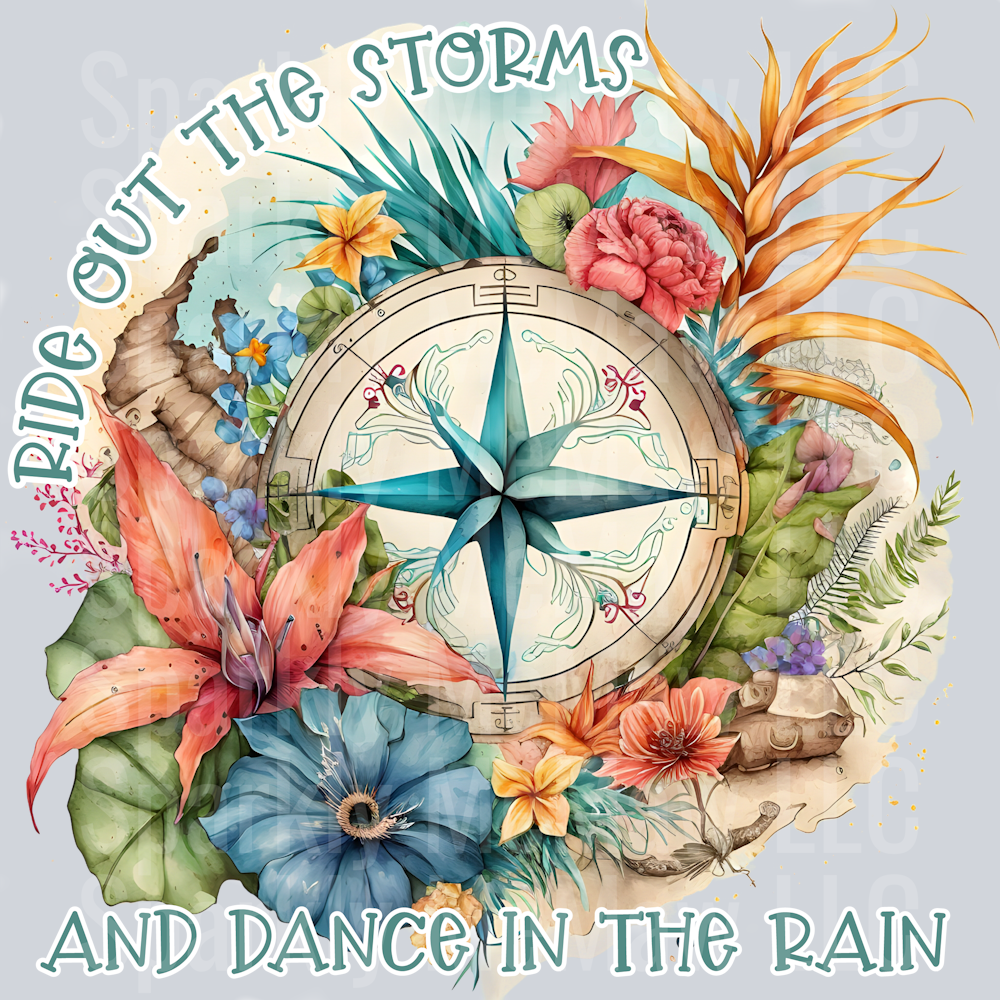 Ride out the storms UV DTF Decal
