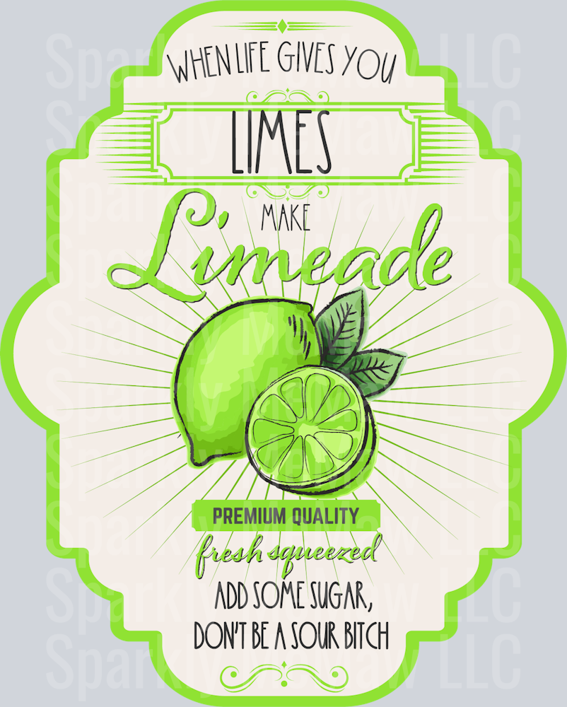 Limeade Label_2-02 UV DTF Decal