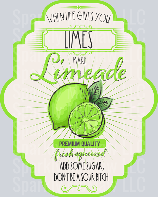 Limeade Label_2-02 UV DTF Decal