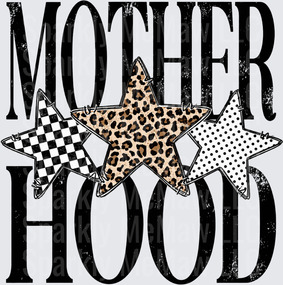 Motherhood Stars UV DTF Decal