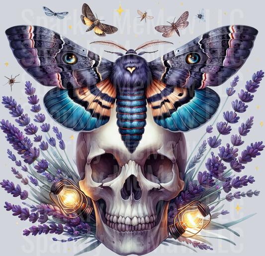 50 Nocturne Moth ClipArt Decal