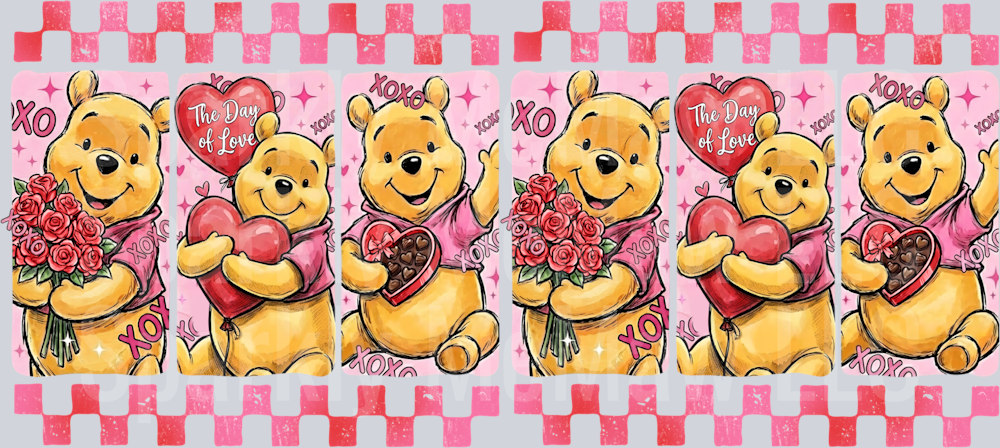 Valentine 16 oz UV DTF Wrap 70