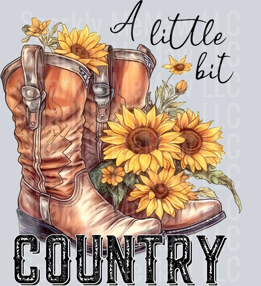 A little bit Country UV DTF Decal