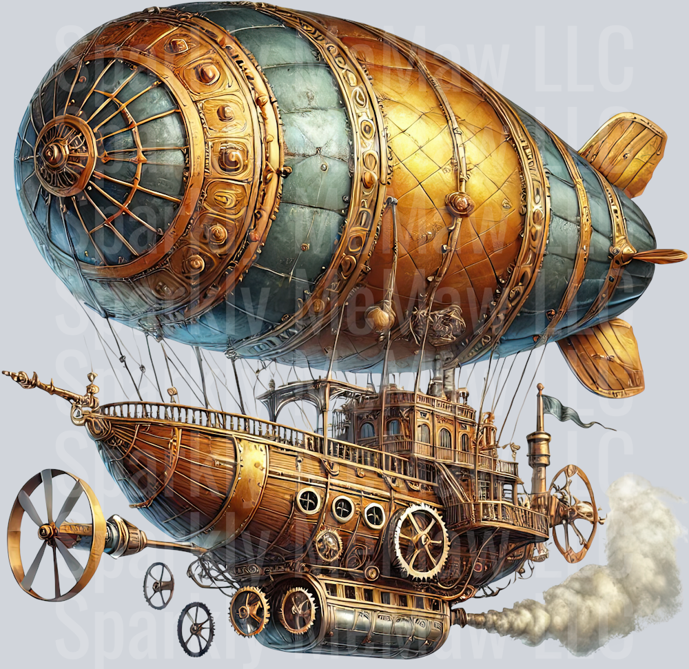 Steampunk Clip Art UV DTF Decal 22