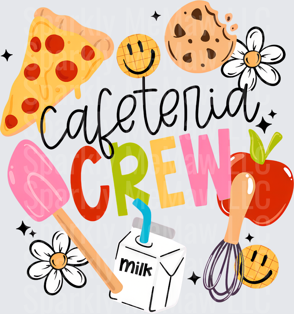 Cafeteria Crew UV DTF Decal