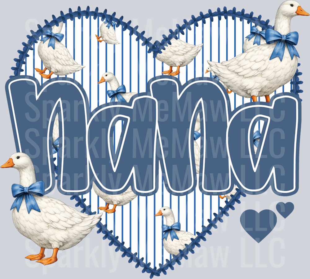 nana vintage goose UV DTF Decal