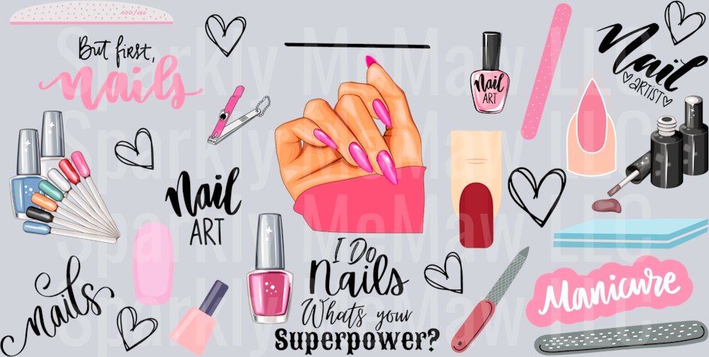 I do nails 16 oz uv DTF Wrap