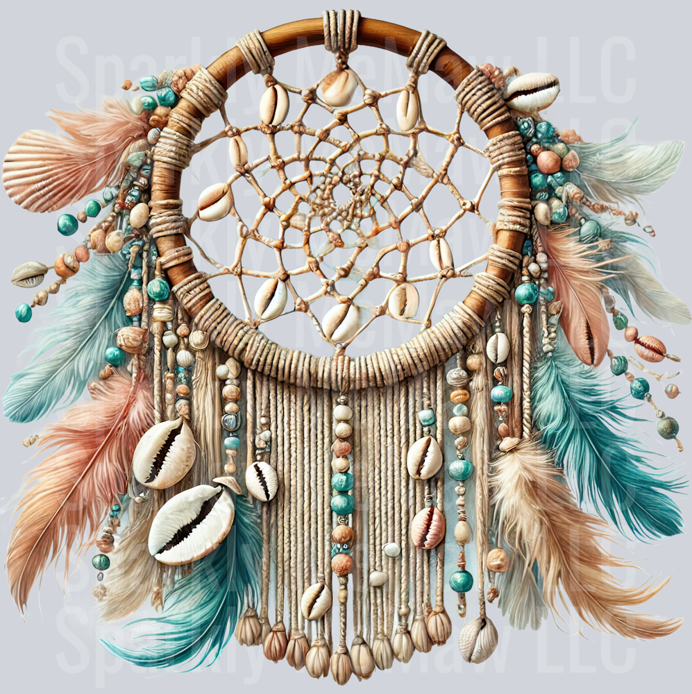 19 Ocean Boho Summer ClipArt Decal