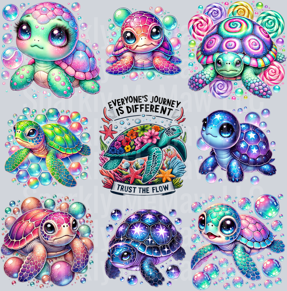 Trust the Flow 10x10 UV DTF Element Sheet