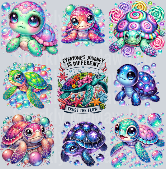 Trust the Flow 10x10 UV DTF Element Sheet