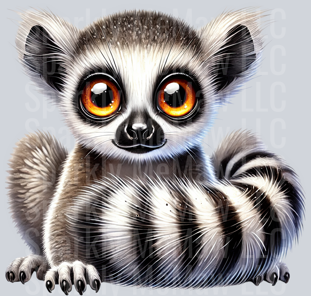 21 Exotic Animals UV DTF clipart Decal