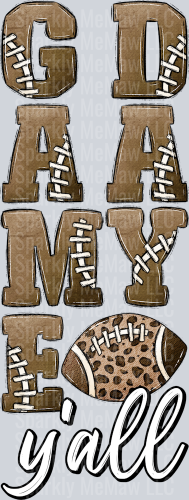 Dame Day yall 2 UV DTF Decal