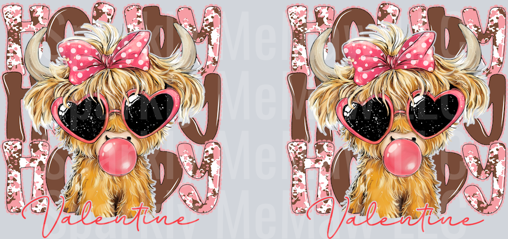 Valentine 22 16 oz UV DTF Wrap