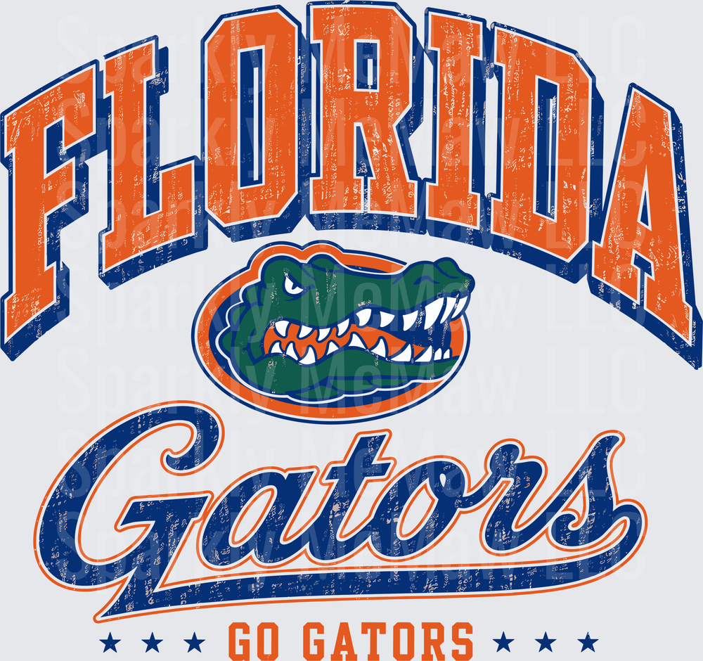 Florida Gators Logo UV DTF Decal