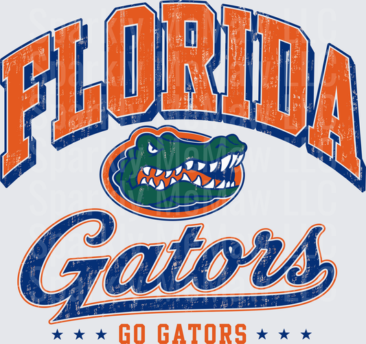 Florida Gators Logo UV DTF Decal