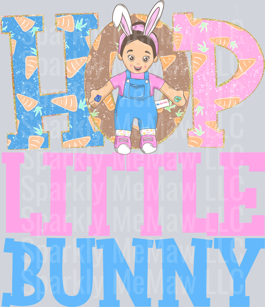 Hop_Little_Bunny UV DTF Decal