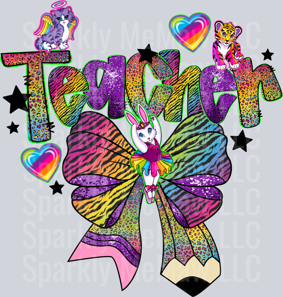 LF Teacher UV DTF Decal
