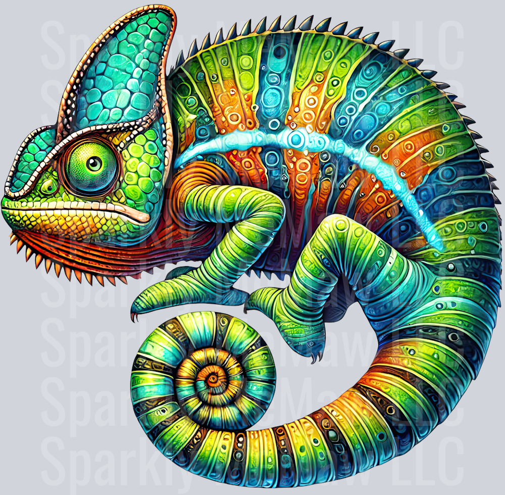 8 Exotic Animals UV DTF clipart Decal