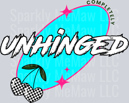 unhinged 2 UV DTF Decal