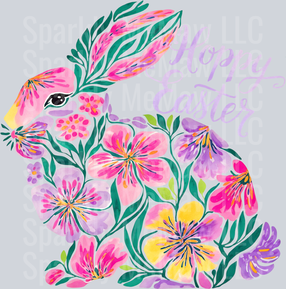 Hoppy Easter UV DTF Decal