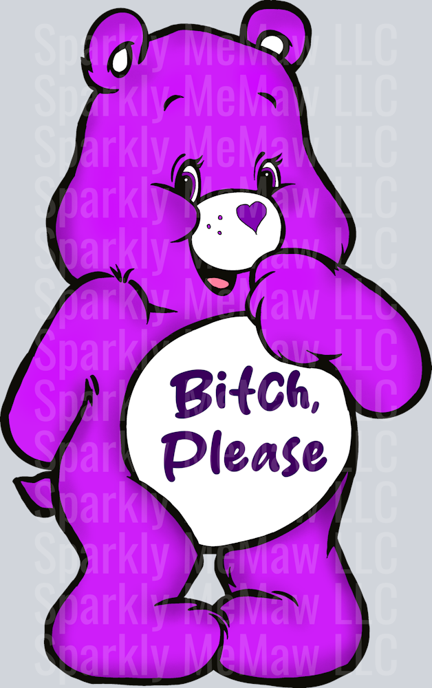 Purple Bear UV DTF Deca