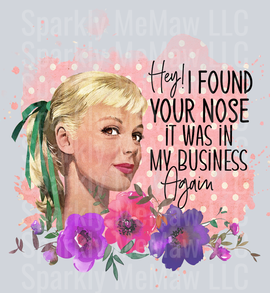 I found your Nose  UV DTF Decal
