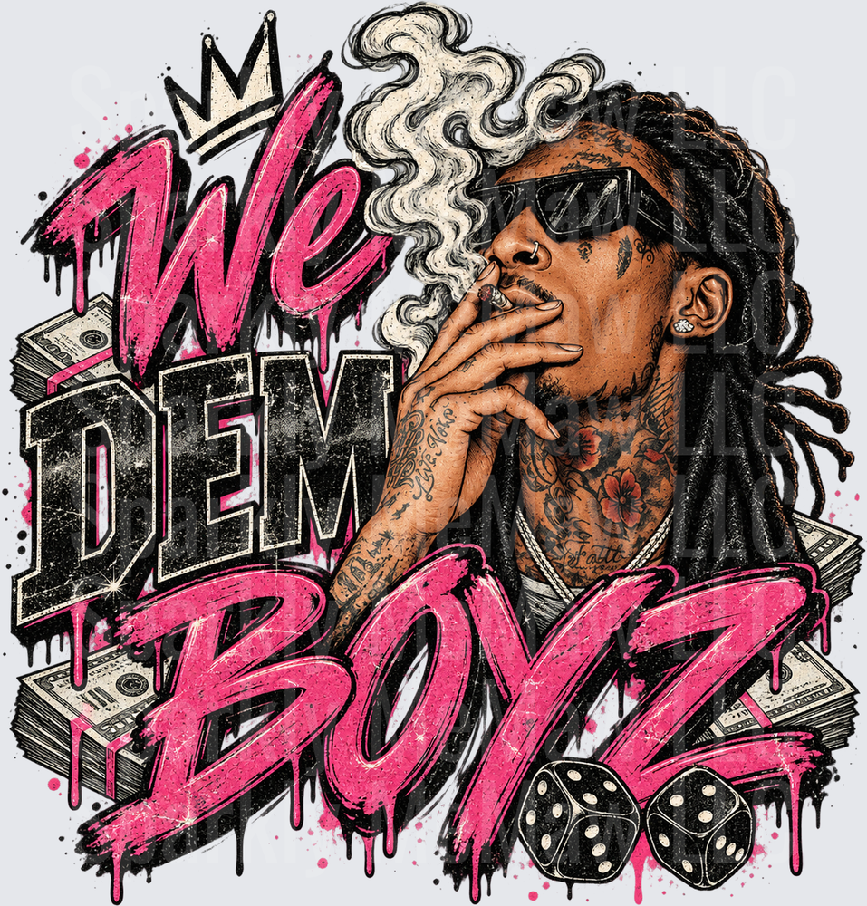 Wiz Khalifa We Dem Boyz UV DTF Decal