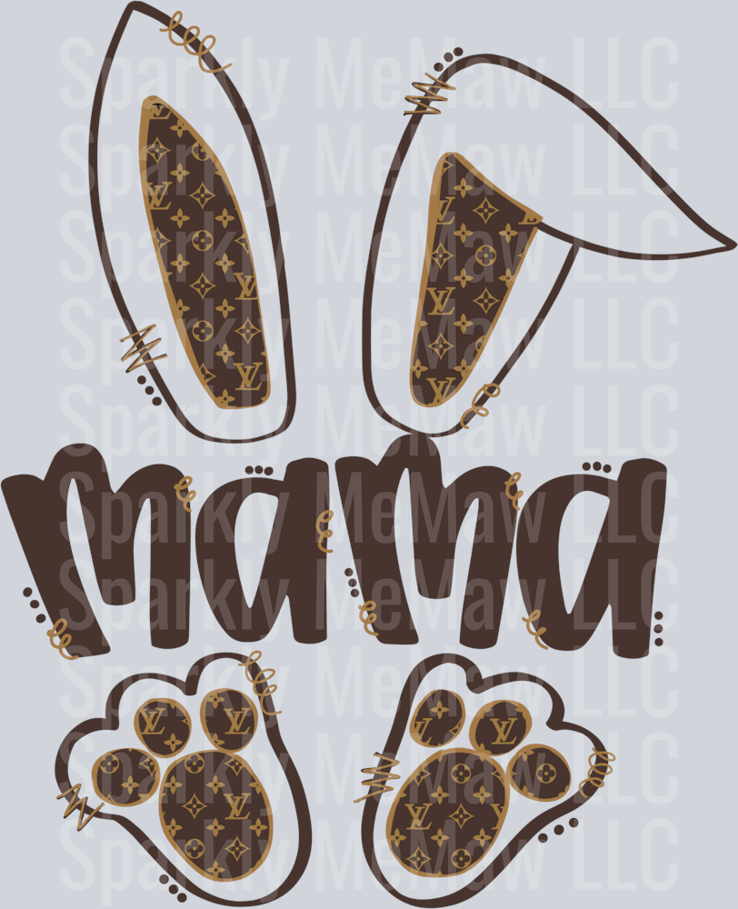 LV mama UV DTF Decal