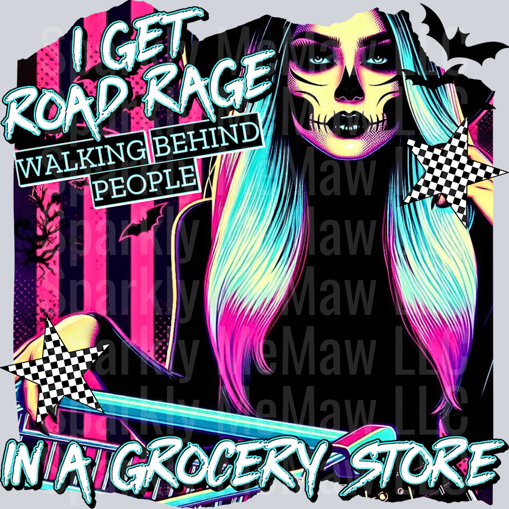 i get road rage UV DTF Decal