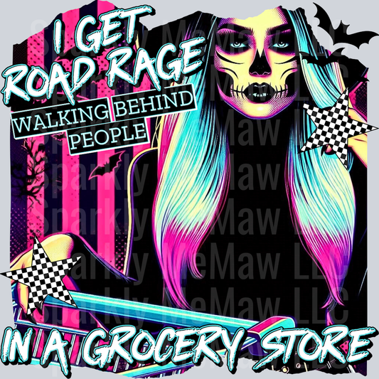 i get road rage UV DTF Decal