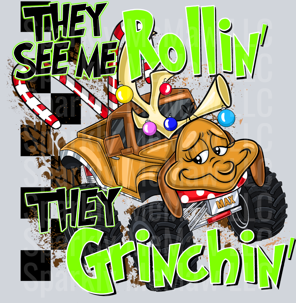 They see me Rollin 3 UV DTF Decal