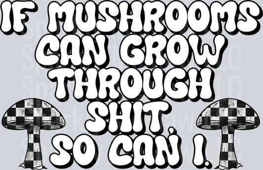 if mushrooms UV DTF Decal
