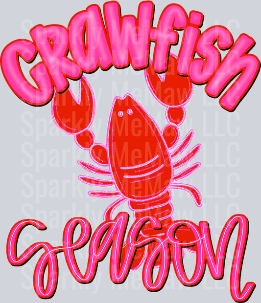 Crawfish Season 2 DTF Transfer (Fabric)
