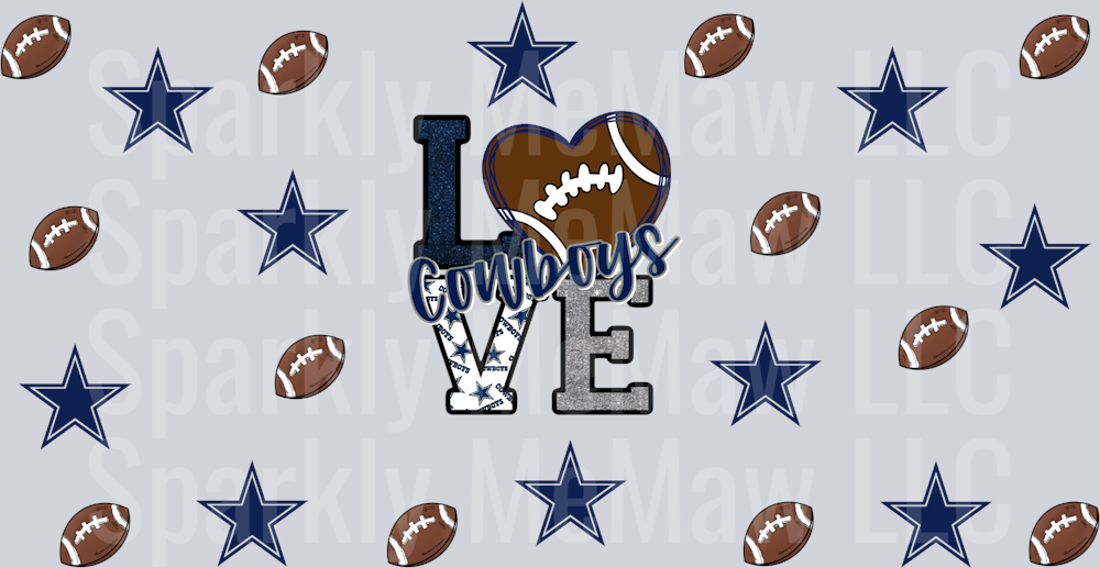 Love Them Boys UV DTF 16 oz Wrap