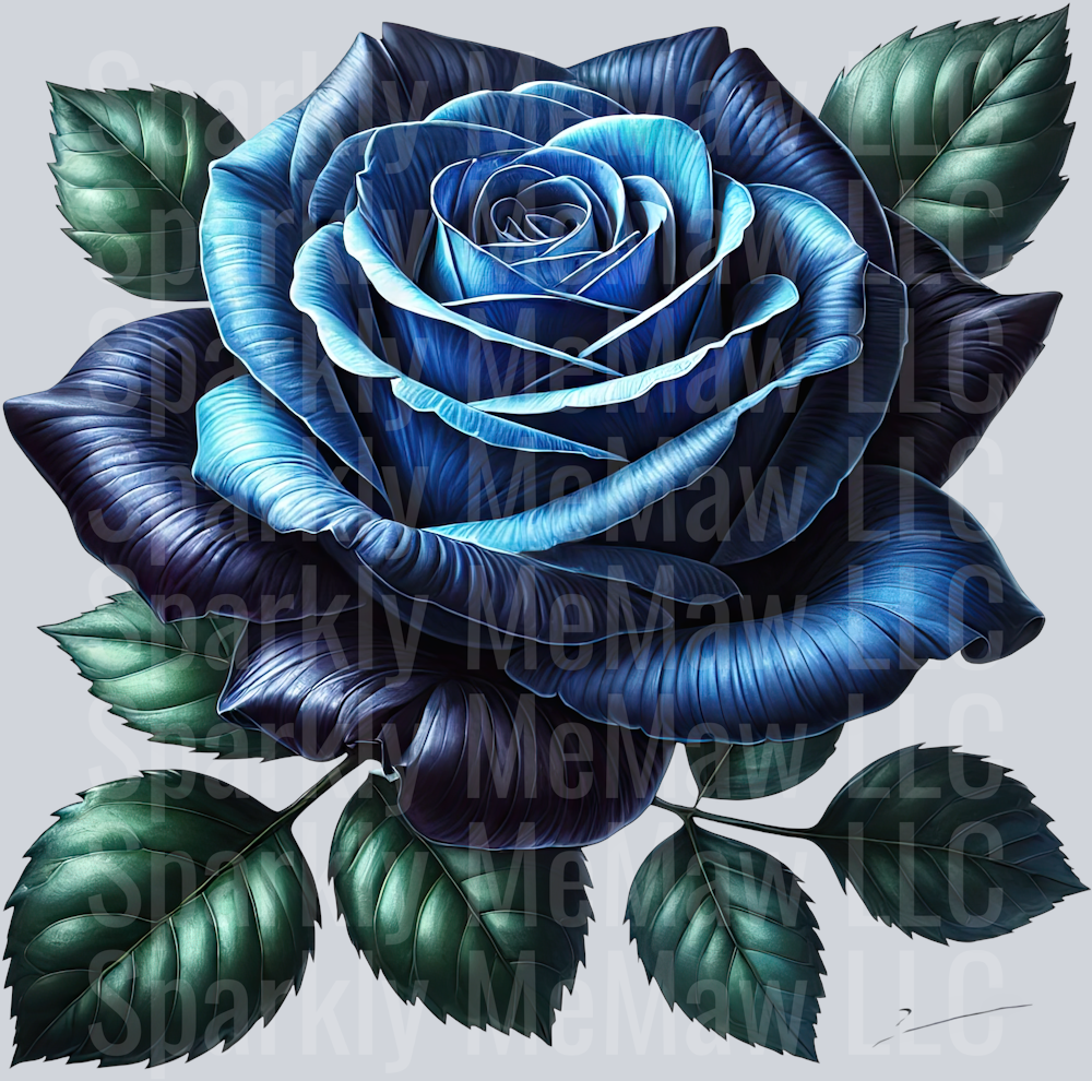 Fantasy Rose 35 UV DTF Decal