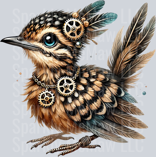 Road Runner SteamPunk UV DTF Decal 19