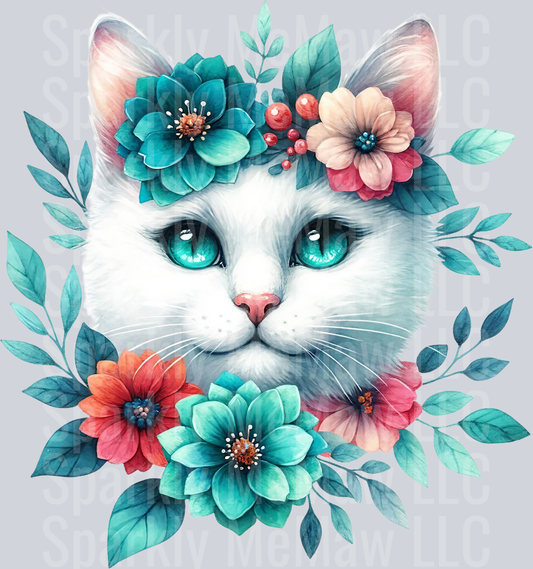 cat 16 Clip Art UV DTF Decal