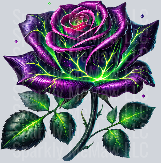 Fantasy Rose 23 UV DTF Decal