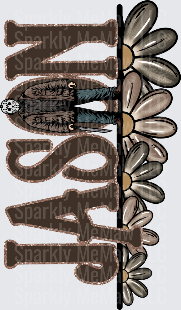 Sunflower Border with Feather Detail UV DTF Decal