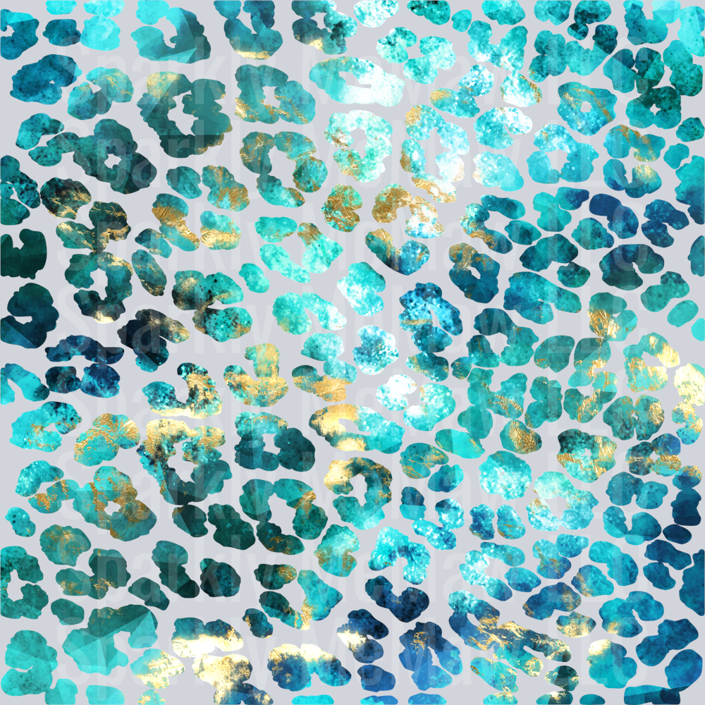 fire turquoise 2 10x10 UV DTF Sheet