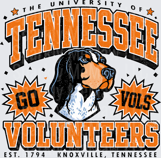 University of Tennessee Volunteers Smokey Go Vols UV DTF Decal