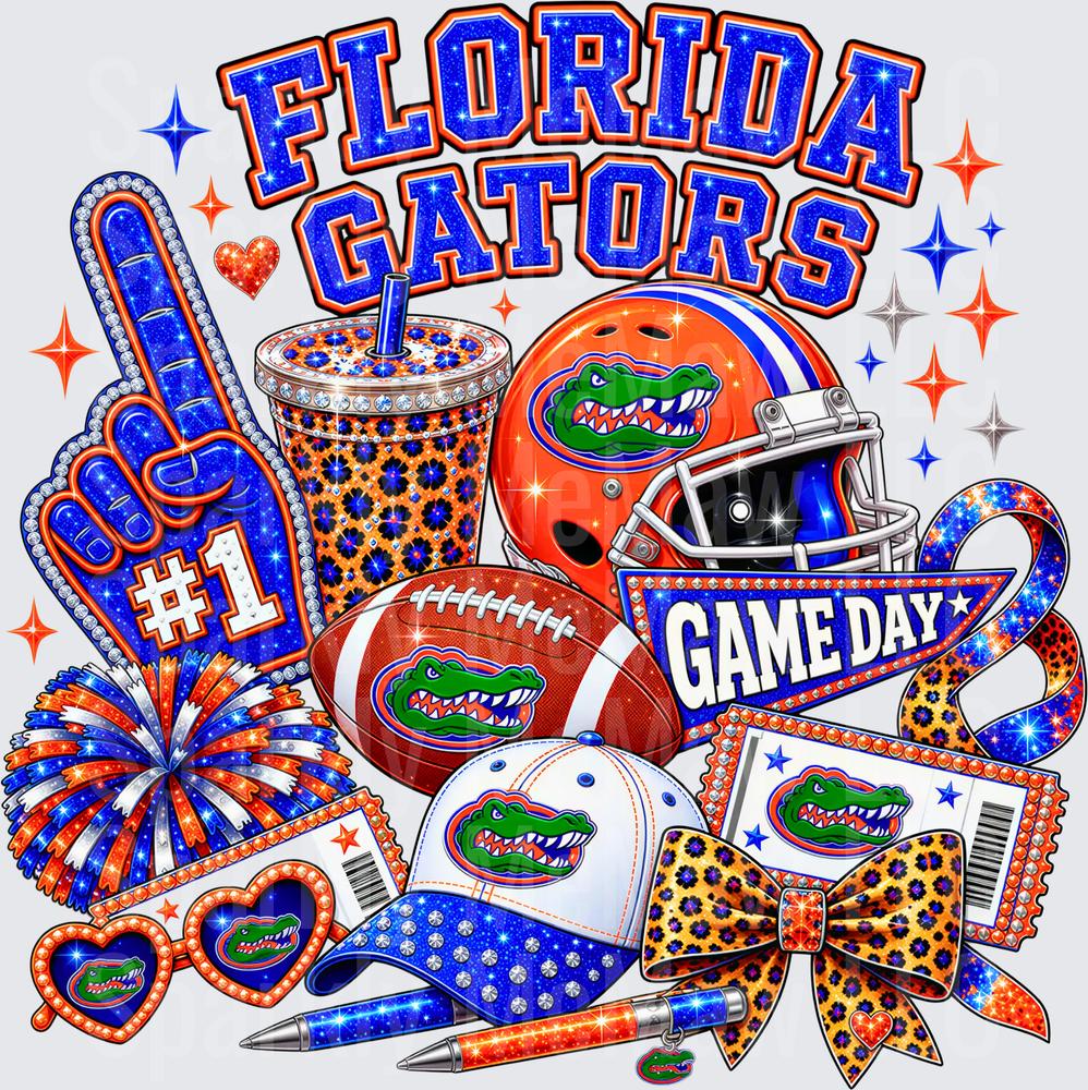 Florida Gators Game Day UV DTF Decal